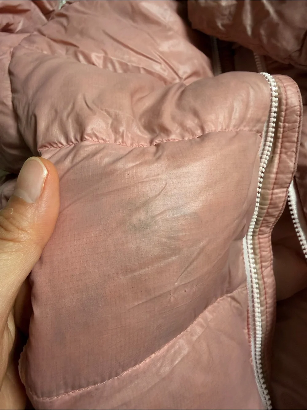 Patagonia Kids Hooded Puffer Jacket in Light Pink